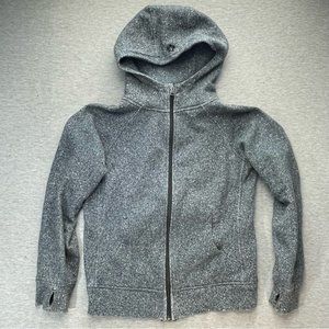 Tuff Athletics Womens Grey Blue Cotton Lined Hoodie Size Small